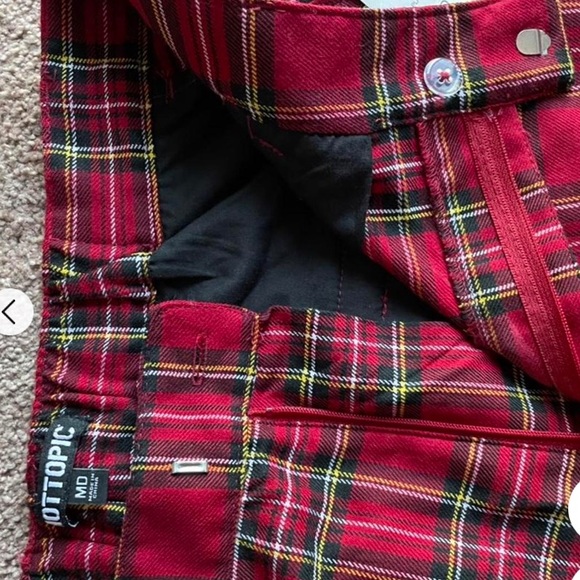 NWOT SZ SMALL HOT TOPIC PLAID PANTS - Picture 6 of 6